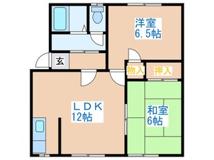 ハイツルミエ－ルの物件間取画像